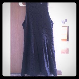 Black lace dress